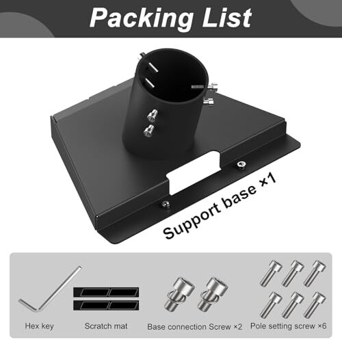 Starlink Gen 3 Pipe Adapter, Pole Mount Adapter Mounting Kit, Compatible with - Picture 7 of 7