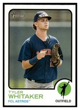 2022 Topps Heritage Minor 37 Tyler Whitaker FCL Astros baseball card
