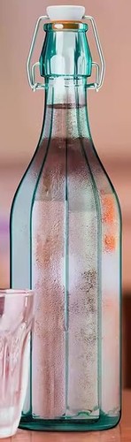 1L Flasche mit Bügelverschluss Milchflasche Weinflasche Glasflasche Likörflasche - Bild 5 von 8