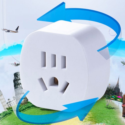 EU Plug Adapter US UK EU To EU Plug Adapter Converter 2/3Pin Electric Socket - Photo 4/13