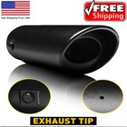 Rear Tail Throat Muffler Stainless Steel Round Accessories Car Exhaust Pipe Tip