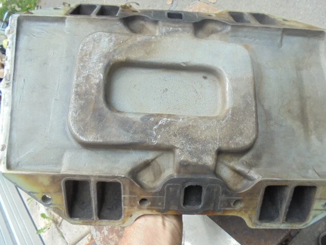 Aluminum Intake MOPAR 440 Weiand 7500 "SAY WHY AND" IHRA NHRA ROD Hot DODGE DART - Image 3 of 4