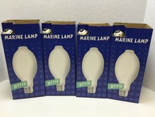Mercury Lamp Light Bulb BHF 500W 220V, Marine Lamp, E39 Base, White, LOT OF 4