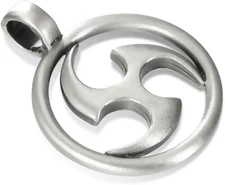 Bico World Triad Small Pendant (E206) - Eternity and Cosmic Creativity - Satin S