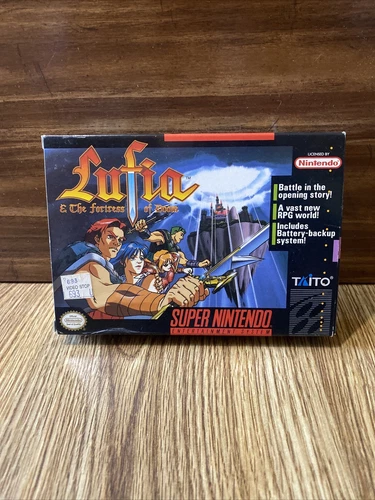 Lufia and the Fortress of Doom Super Nintendo SNES Includes Manual! Great Cond!