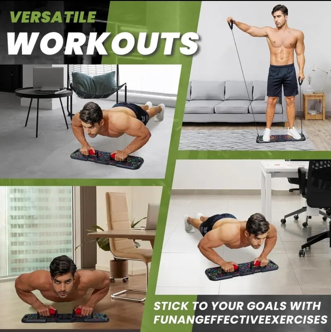 Push Up Board with Smart Count, Multi-Function 60 in 1 Push Up Bar.