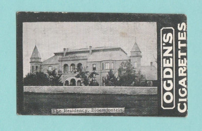 TOPOGRAPHIE - OGDENS TABS - INTERNATIONALES INTERESSE - BLOEMFONTEIN ( B ) - 1901