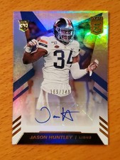 2020 Donruss Elite Rookie Auto #26 Jason Huntley Virginia Lions RB #'d 169/349