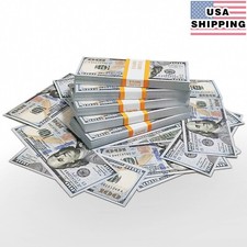 2000PCS Movie Prop  REPLICA Money QTY100 Bills For Party,USA SHIP