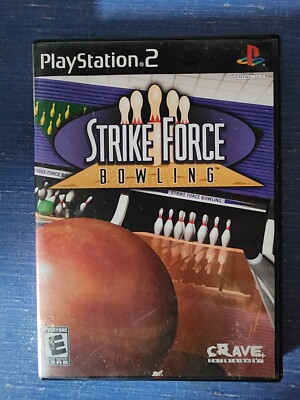 Strike Force Bowling - (PS2, 2004) *CIB* Good Condition* Black Label*
