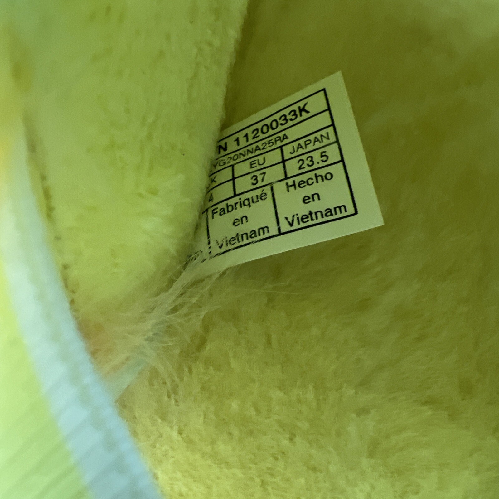 PANTOFOLA D’ORO UGG Ciabatta Donna Fluff Yeah Slide 1120033K Giallo Taglia 5 Nuova