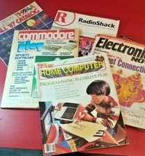 Lot of 7 Vintage Computer Magazines and Catalogs