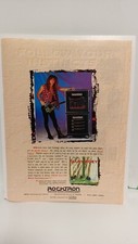 GARY HOEY ROCKTRON GUITARS AMPLIFIERS  1994 PRINT AD 11 X 8.5  t2