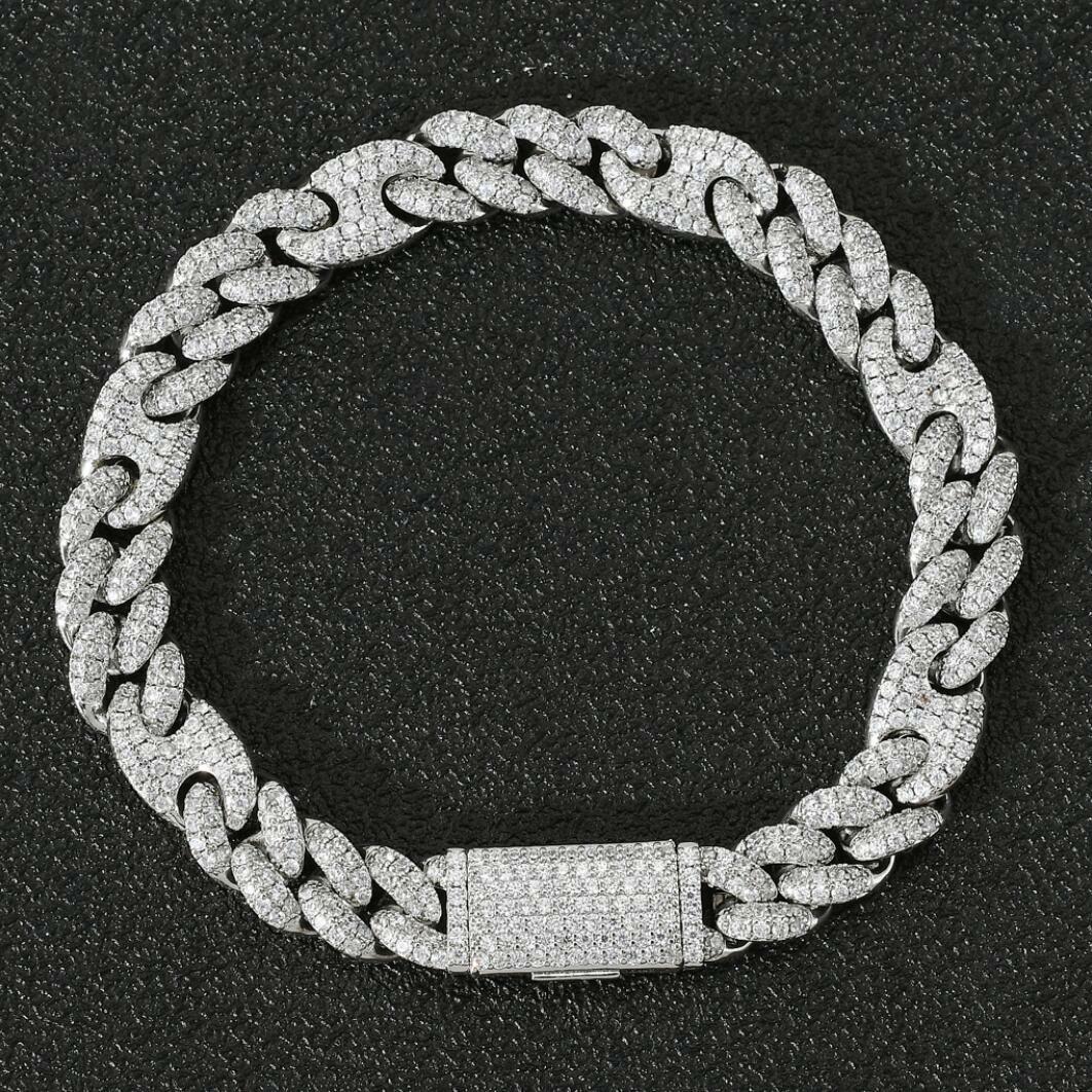 Men's Miami Cuban Link Iced Flooded CZ Hip Hop Bracelet Necklace