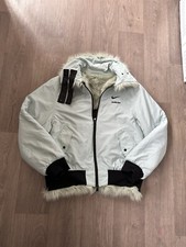 Nike X Ambush Jacket Reversible Faux Fur Green M/l 24ptp Genuine