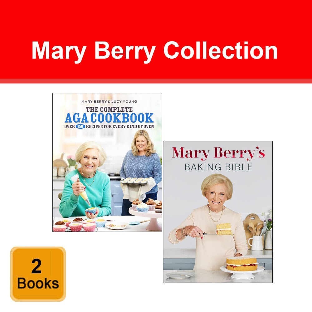 Mary Berry Collection 2 Books Set Baking Bible, The Complete Aga Cookbook