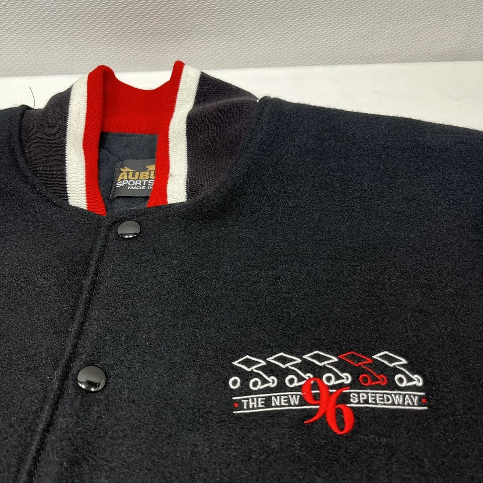Chaqueta Letterman’s Vintage Auburn Sportswear The New 96 Speedway Lana Talla XXL Foto 4 de 4