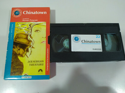 CHINATOWN ROMAN POLANSKI NICHOLSON DUNAWAY - Pelicula VHS Castellano