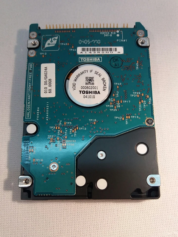 Toshiba 60GB 4200RPM 2.5" IDE ATA-100 Laptop Hard Drive MK6025GAS HDD - Image 2 of 2