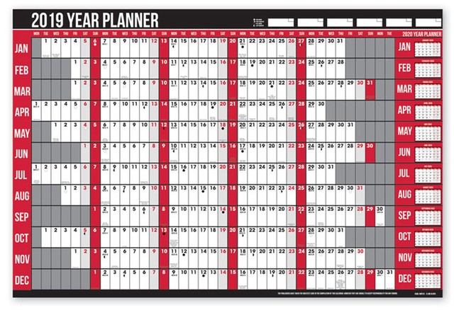 2019 year wall planner holiday including pen and stickers online holiday planner