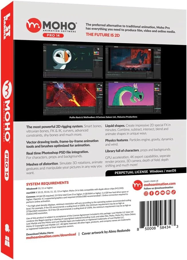 Moho Pro 14 - Professional Animation Software Win/Mac - Retail Package - Image 2 of 4