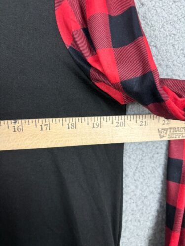 Roshop Women's Casual Long Sleeve Christmas Tunic Dress Pockets Black Large NWTs - Bild 10 von 11