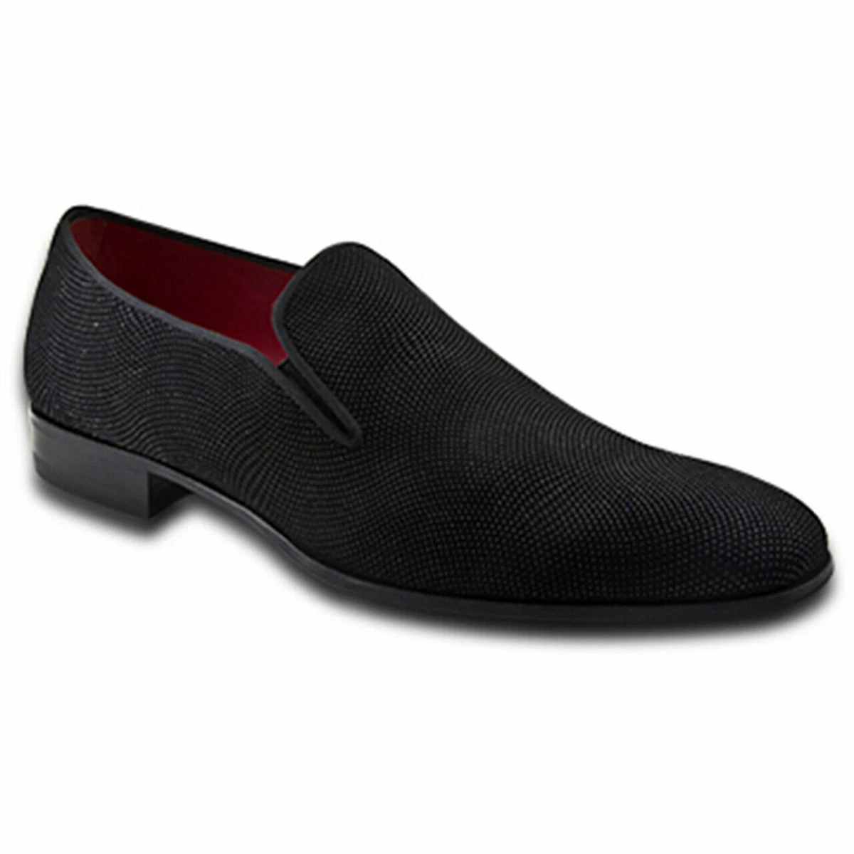 Mezlan Black Suede Men
