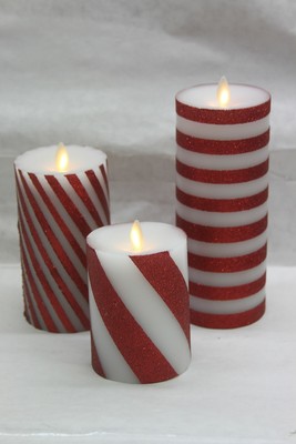 Bethlehem Lights Set Of 3 Glitter Striped Touch Candles Rtl 68 Ebay Bethlehem Lights Set Of 3 Glitter Striped Touch Candles Rtl 68 Ebay