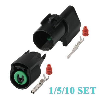 1 Pin KUM Car A/C Compressor Connector Plug Socket Repair Kit New