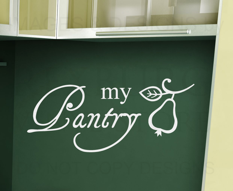 Vinyl Wall Art Decorative Sticker Quote Lettering For Kitchen Pantry Decoration KI12