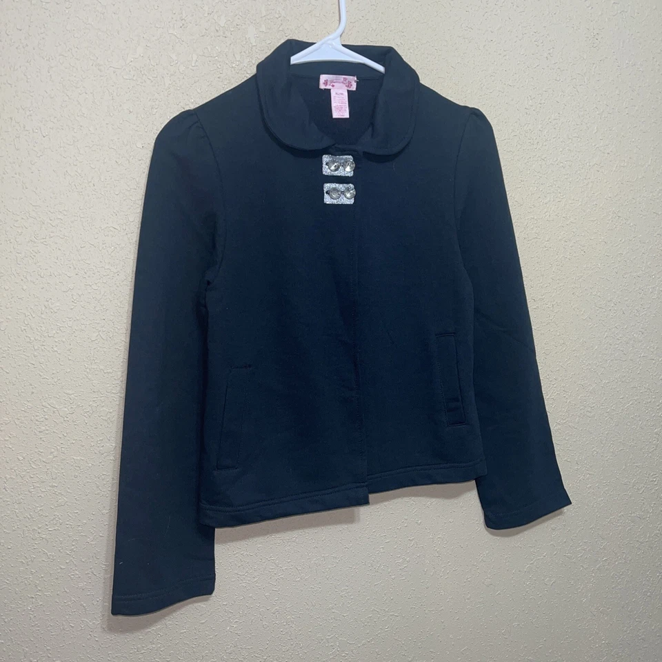 Dreamstar NIÑAS NIÑOS TERRY Chaqueta NEGRA Talla XL (16) NUEVO Foto 3 de 4