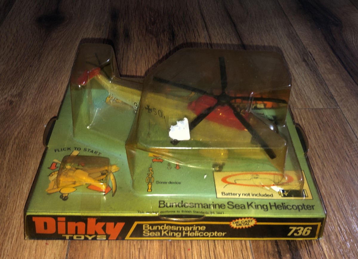 ファーネルディンキー Vintage Dinky #736 Bundesmarine Sea King Helicopter Toy