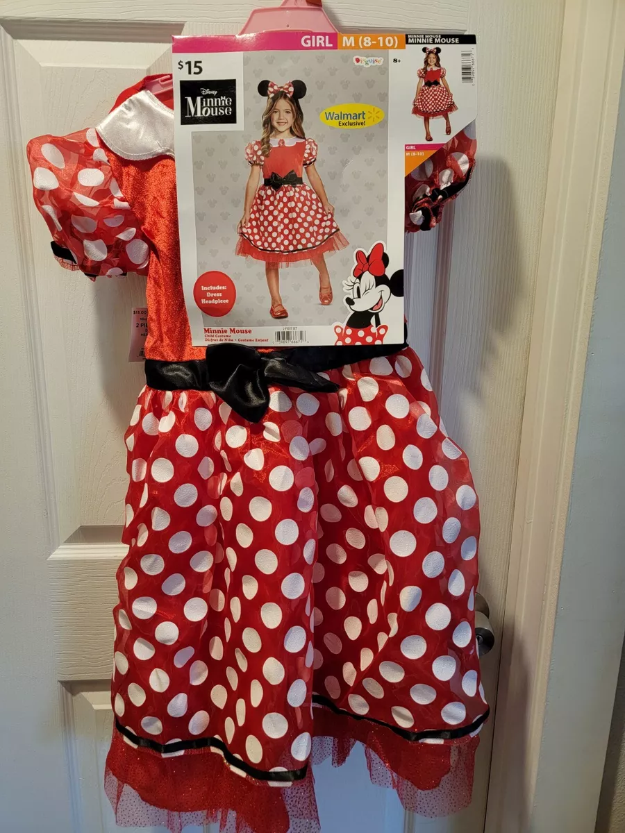 Minnie mouse shop costume walmart