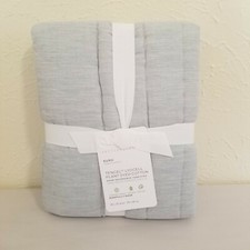 Pottery Barn Tencel Lyocell Plant Dyed Cotton Euro Sham Ash