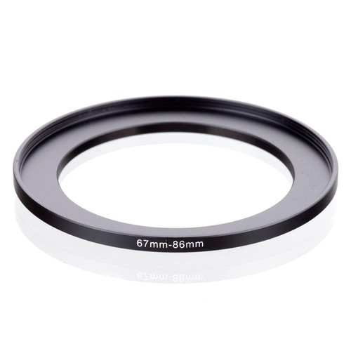 Camera 67mm Lens to 86mm Accessory Step Up Adapter Ring 67mm-86mm Black - Picture 2 of 4