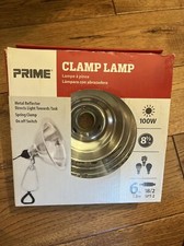 Prime CL060506 Reflector Clamp Lamp with 6-Feet 18/2 SPT-2 5.5-Inch