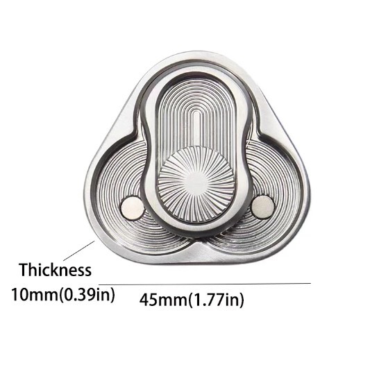 Wakects Fidget Slider Metall - Magnetisches Finger Spielzeug Gegen Stress