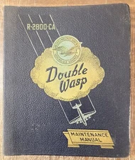 1950 R-2800 CA Pratt & Whitney DOUBLE WASP Aircraft Engine Maintenance Manual