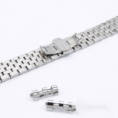 Curved End Solid Stainless Steel Metal Bracelet Watch Band Strap Replacement 20 - Picture 8 of 11