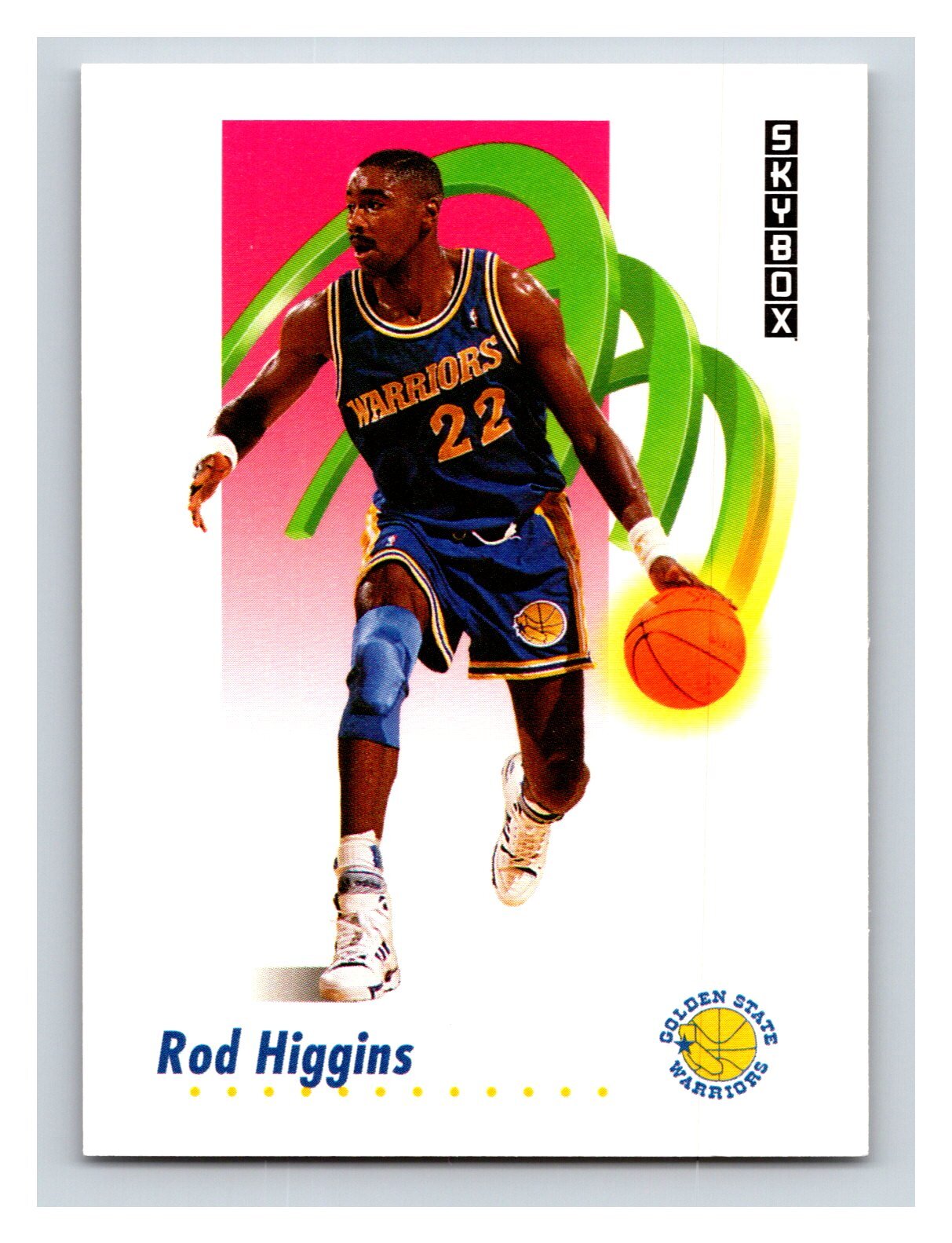 1991-92 SkyBox #91 Rod Higgins