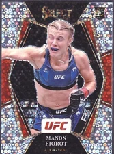 Manon Fiorot - 2022 Panini Select UFC - Premier Silver Disco Variant Rookie Card