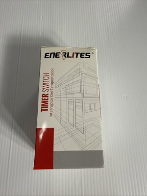 Enerlites HET06A-R-W Timer Switch w/ 6 Preset Time Buttons & 1 Manual ON Button