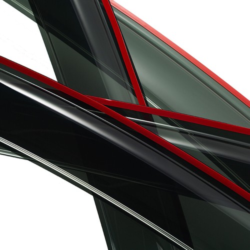 Fit For Ford Fusion 2013-2020 In Channel Window Visors Sun Rain Guards Deflector - Picture 8 of 22
