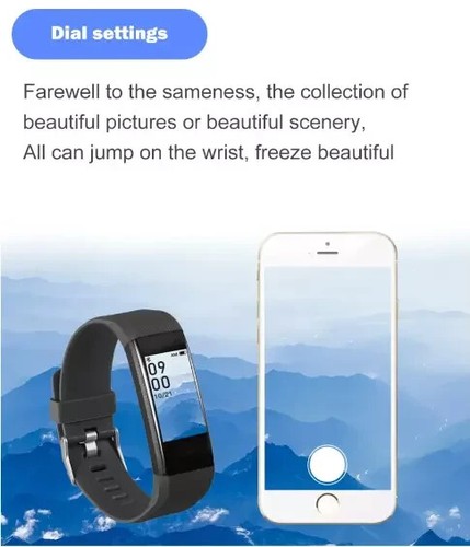 smart watch Bluetooth Sport Fitness Armband ip67 wasserdicht Uhr Fitnesstracker - Bild 7 von 10