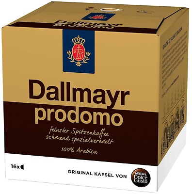 NESCAFÉ Dolce Gusto Dallmayr PRODOMO 16 Pods Capsules-Coffee