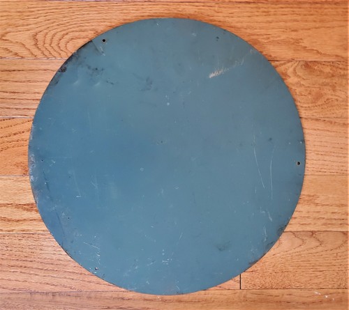 RARE ORIGINAL GULF WINTER TIRES METAL SIGN 15.5'' ROUND GULF OIL VINTAGE - Picture 2 of 2