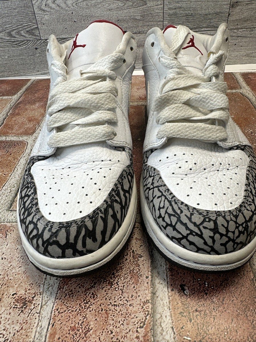 jordan 1 low white cement