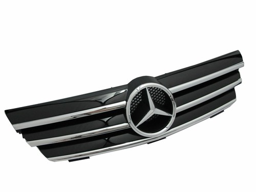 W203 2004-2007 COUPE Calandre 3FIN CHROME/BLACK for Mercedes-Benz - Foto 3 di 4