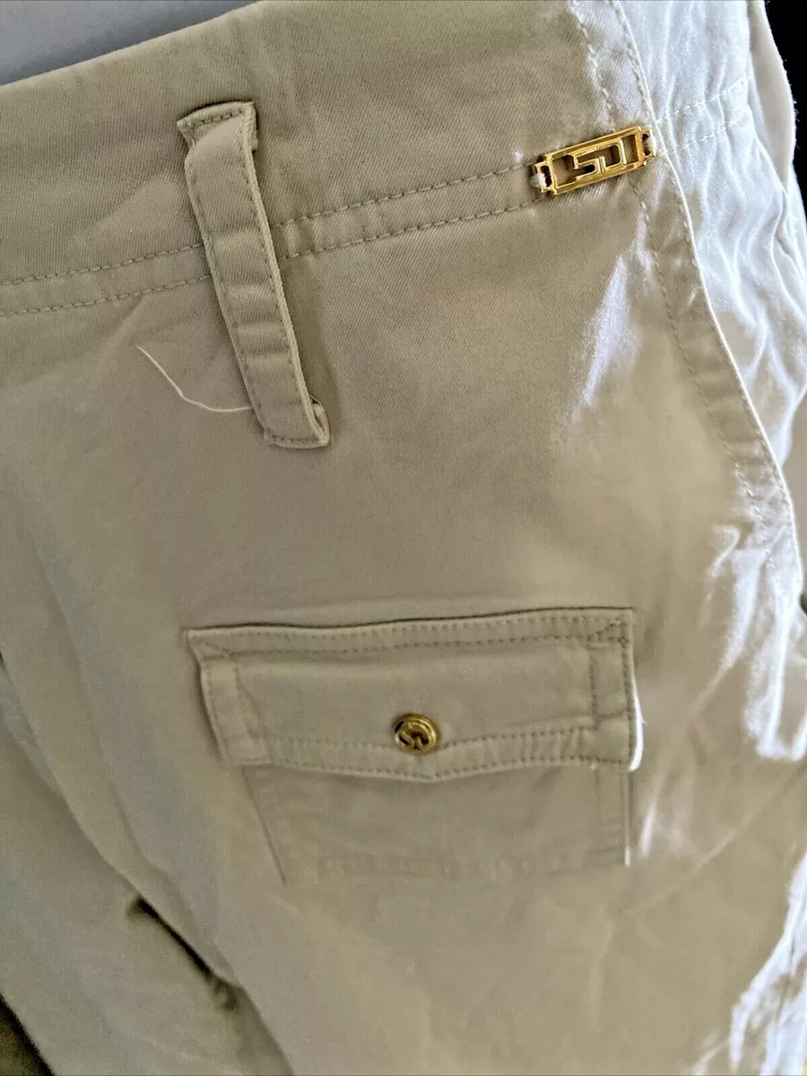 St. John Sport By Marie Gray Capris W Zip Ankes Beige Sz 4 rb eBay