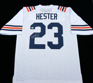 devin hester autographed jersey